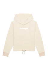 Mangé Cropped Drawstring Hoodie - As - tu Mangé