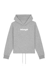 Mangé Cropped Drawstring Hoodie - As - tu Mangé