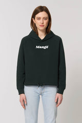 Mangé Cropped Drawstring Hoodie - As - tu Mangé